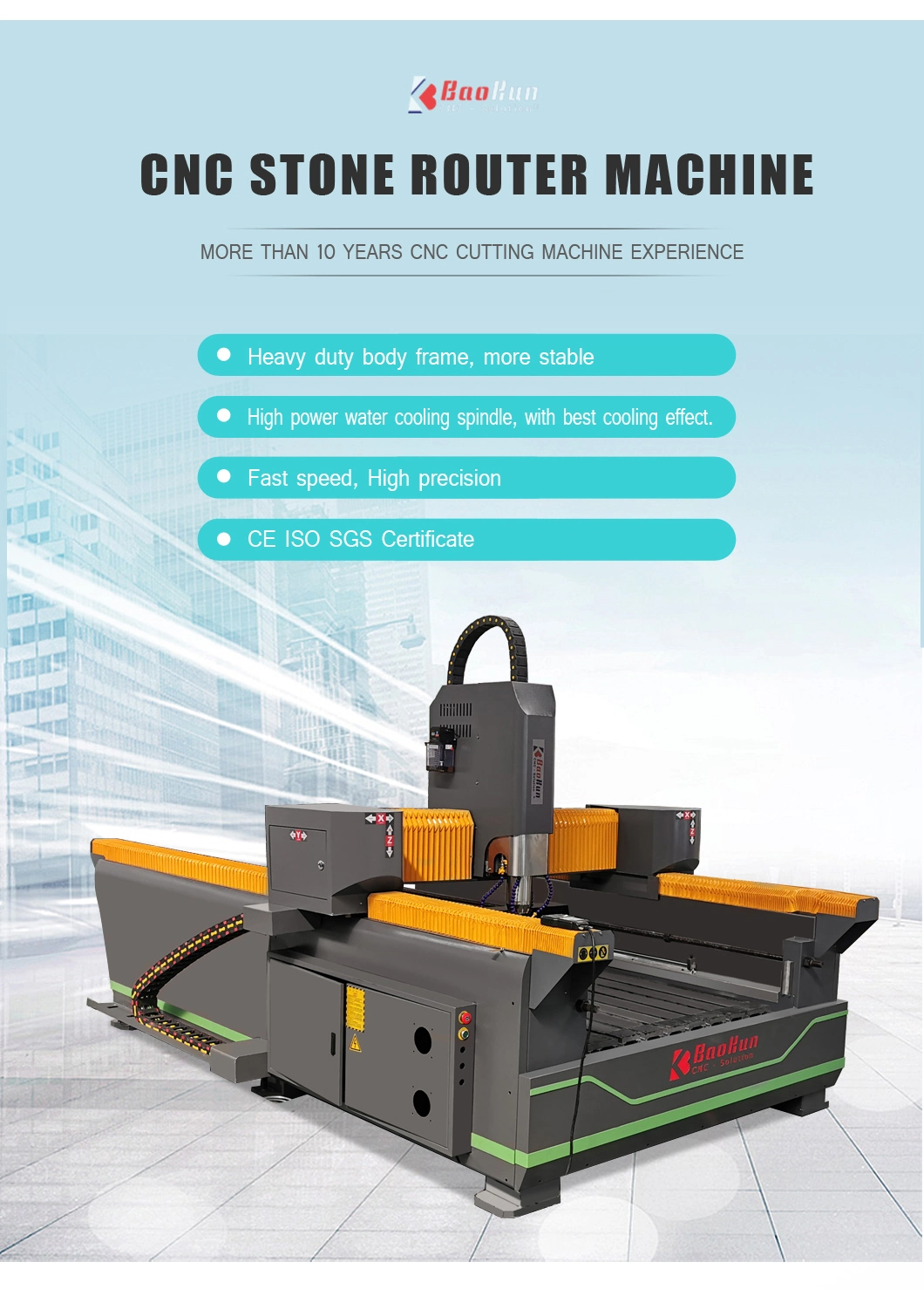 Great Feature CNC Machine 4*8FT Stone Router with Competitive Price