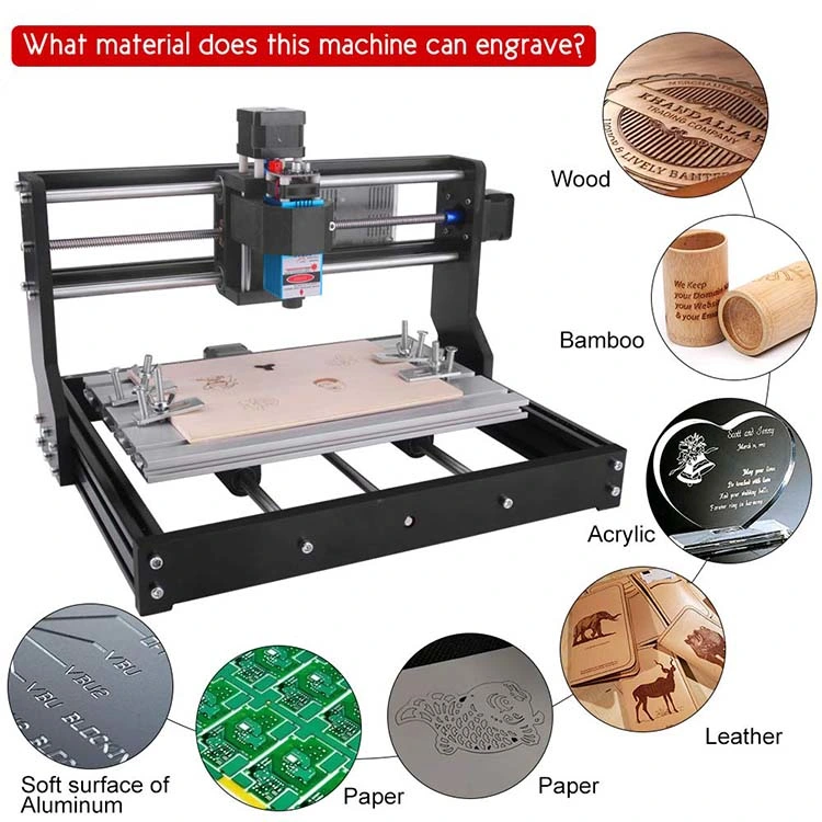 Mini 3 Axis Hobby Wood CNC Router