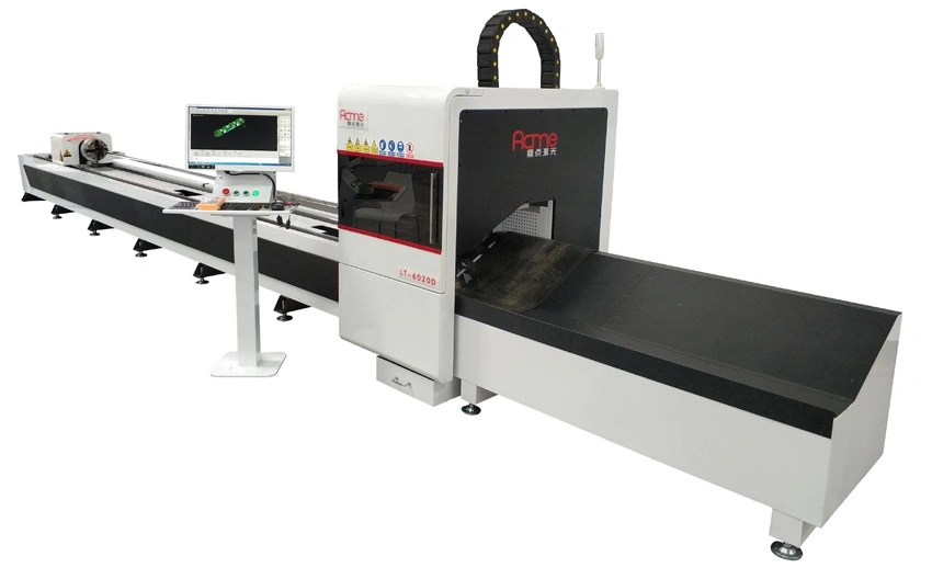 Metal Tube Cutter Fiber Laser Cutting Machine