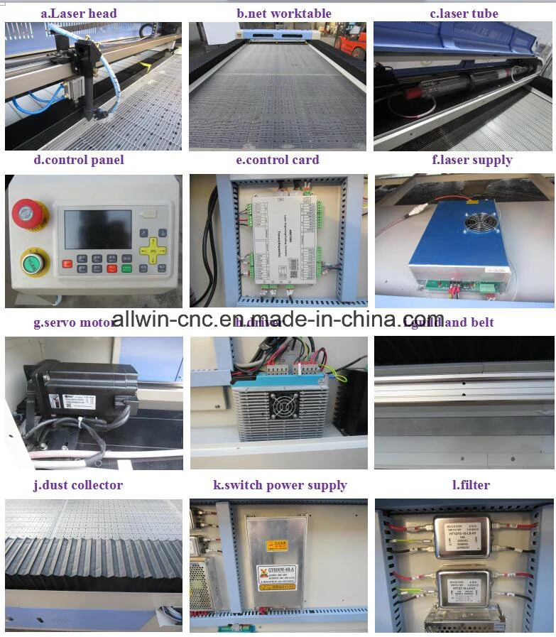 1530 Laser Cutting Machine CO2 1500X3000 60W/80W/100W/120W/150W/180W CO2 Fabric Laser Cutting Engraving