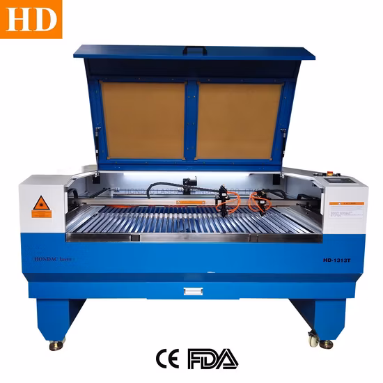 Reci Cdwj Yongli Efr 100W 130W 150W Strip Updown Table Acrylics Wood PVC Plastic Foam Fabric Leather Paper Laser Cutting Engraving Printing Machine 1390 1325